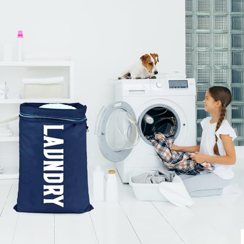 2 Pack Large Travel Laundry Bag for Dorm and Camp Traveling, Heavy Duty with Drawstring, Perfect for Students College Us